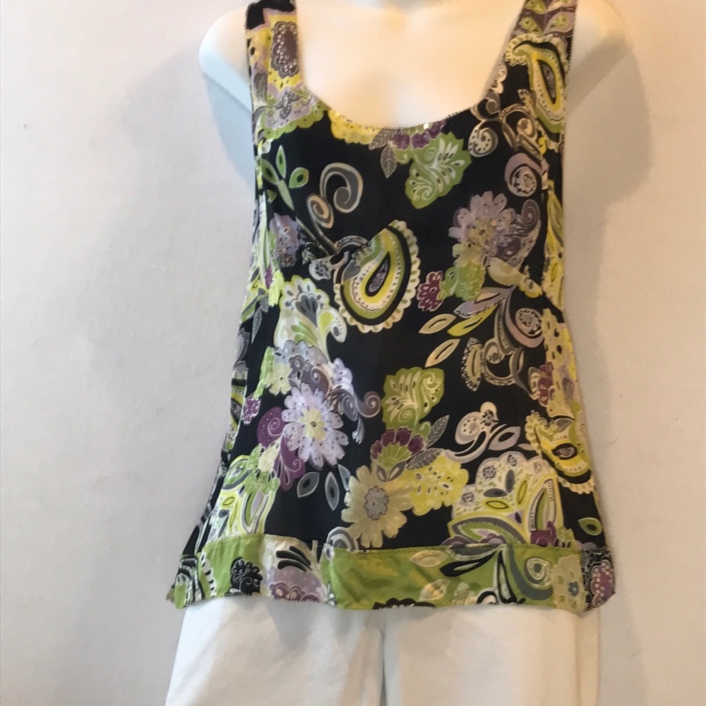 Sigrid  Olsen 100% silk dressy top